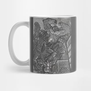 Classic Godzilla vs King Kong Mug